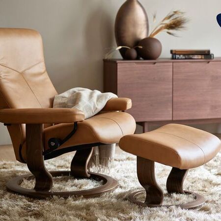 Stressless - Dover Classic Walnut Paloma Taupe