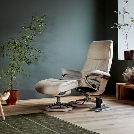 Stressless - Signature Paloma Fog Whitewash