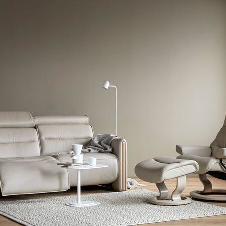 Stressless - Emily Power 2er Wood Paloma Fod